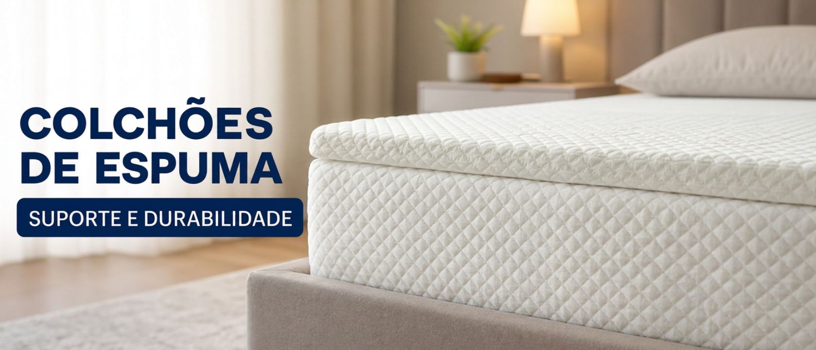 Banner categorias colchões de espuma