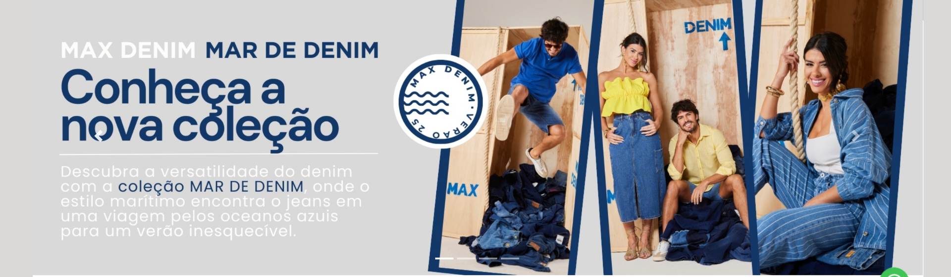 Nova coleção Max Denim Verão 25