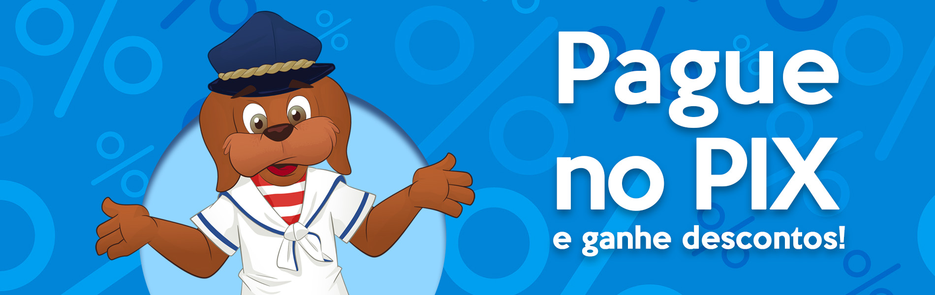 Full banner pague no pix