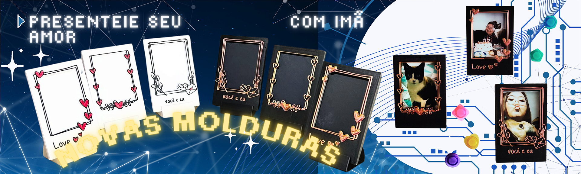 Banner molduras instax mini