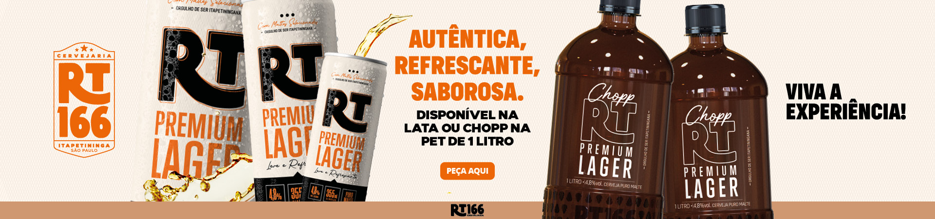 Full Banner Premium Lager mobile
