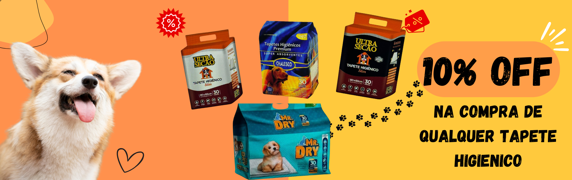 Promoçao tapetes higienicos