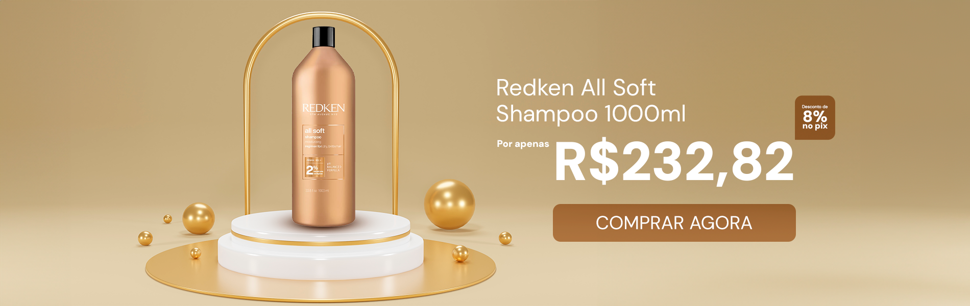 Full Banner Desk - Redken