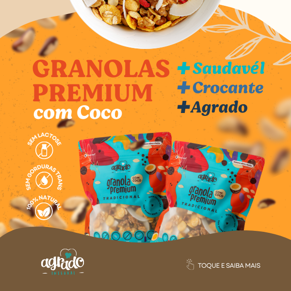 Granola premium Tradicional com Coco mobile