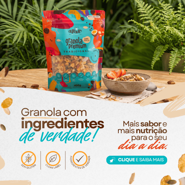 Granola premium Tradicional com Coco mobile