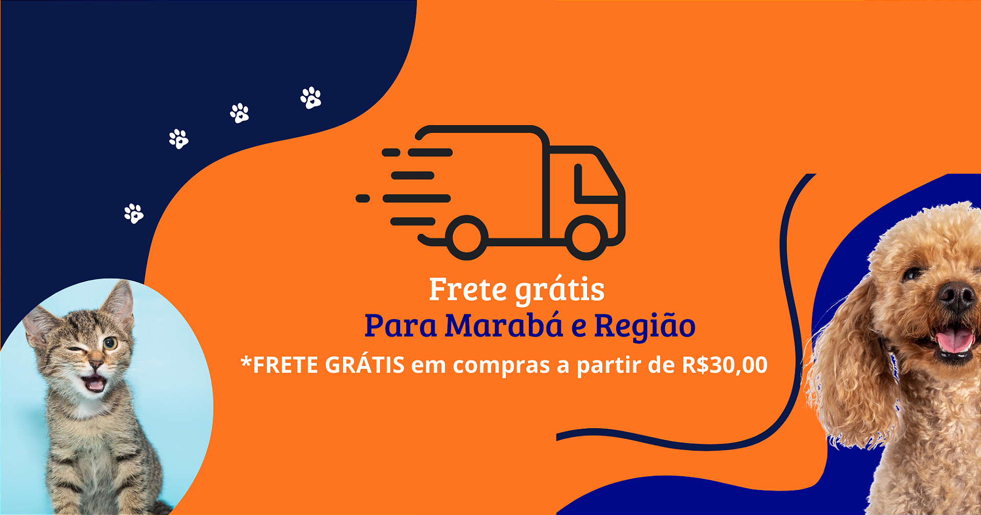 Frete grátis a partir de R$ 30,00