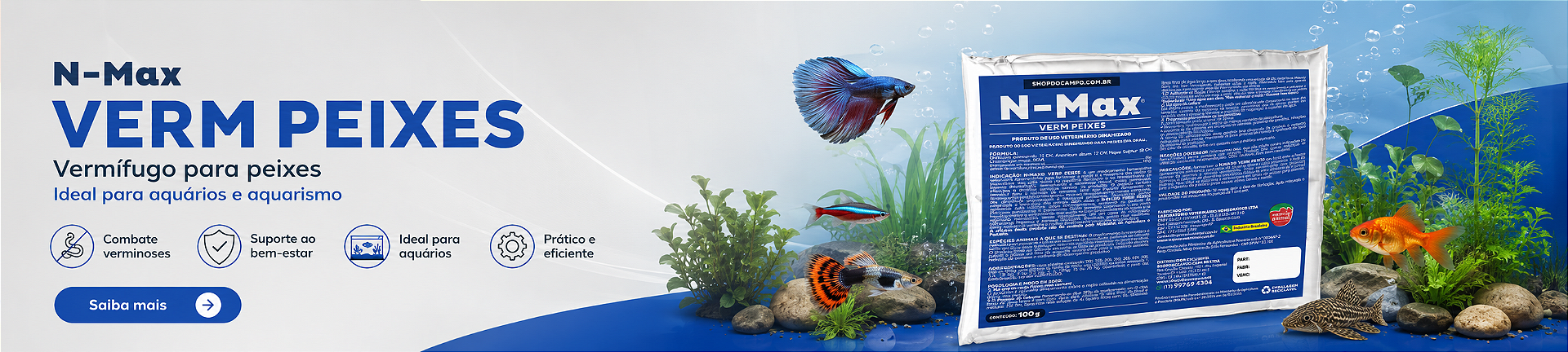 VERM PEIXES 100G