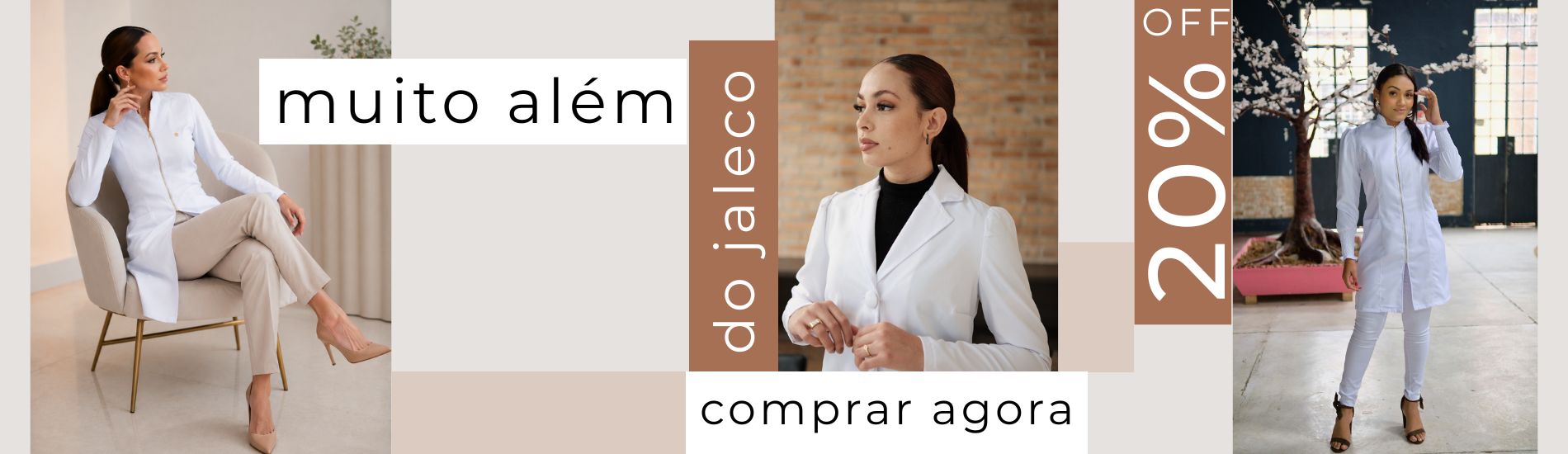 alem do jaleco