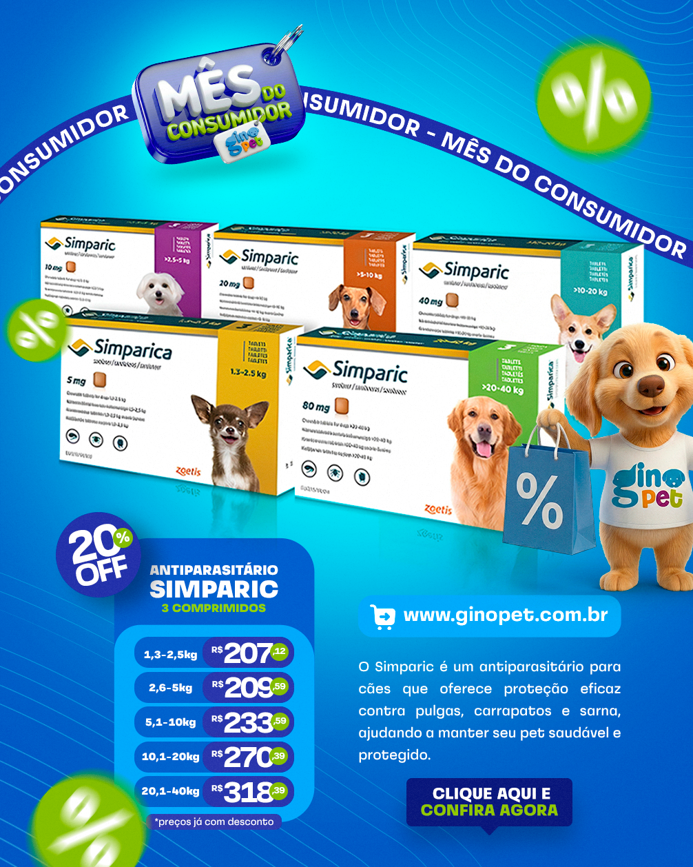 [mobile] Full banner mês do consumidor gino pet simparic