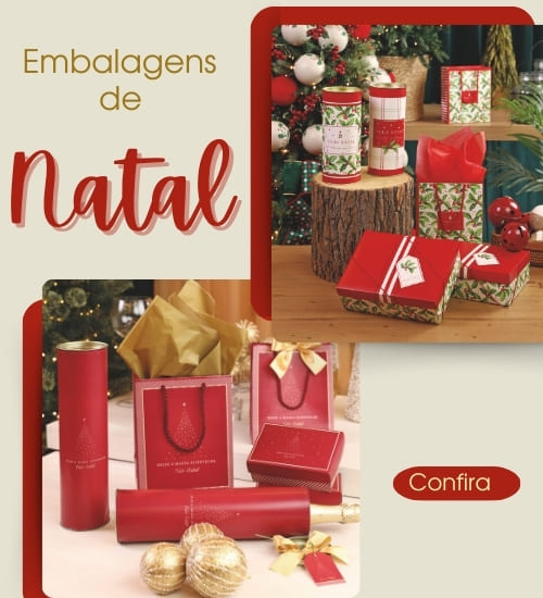 Embalagens de natal - @mobile