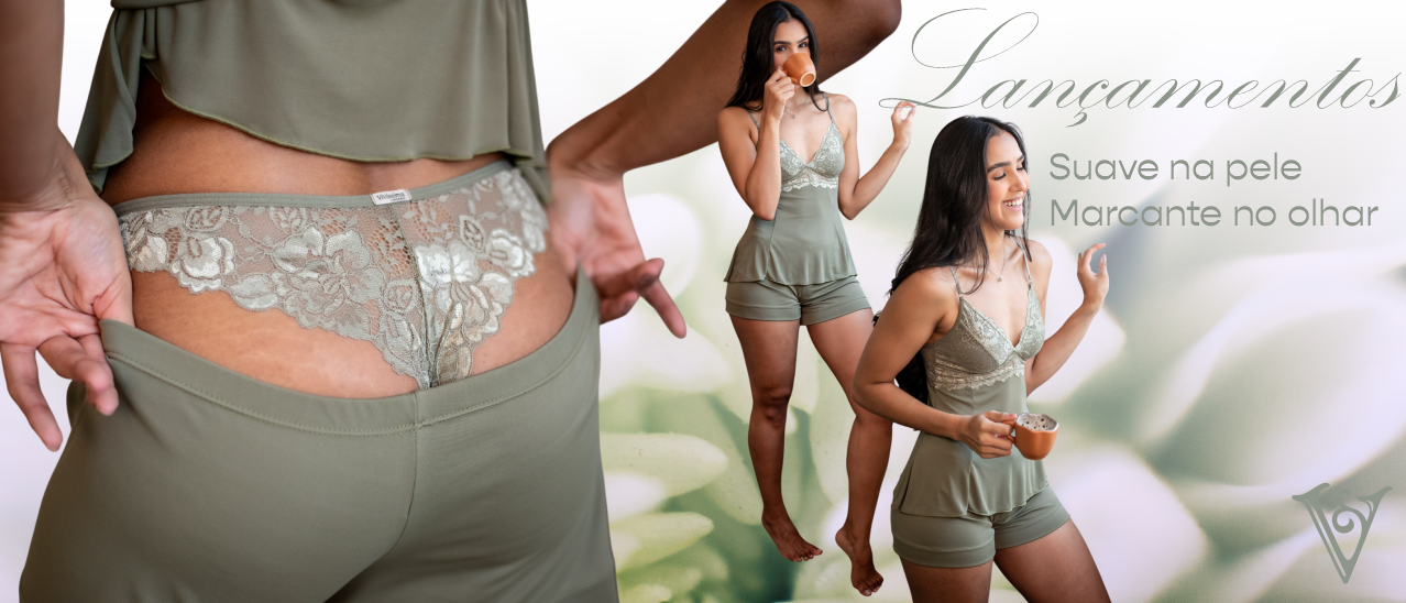 LANÇAMENTOS - PIJAMA VERDE