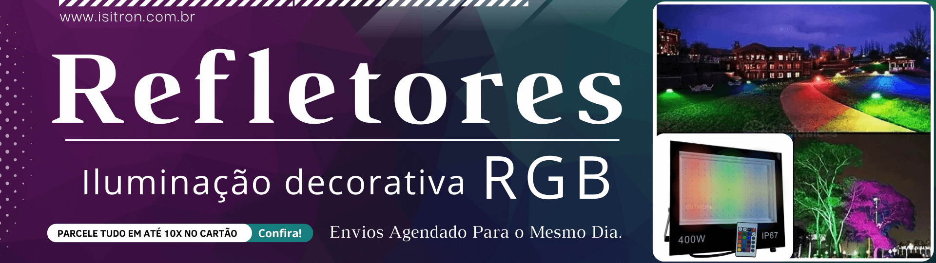 Refletores led RGB @desktop