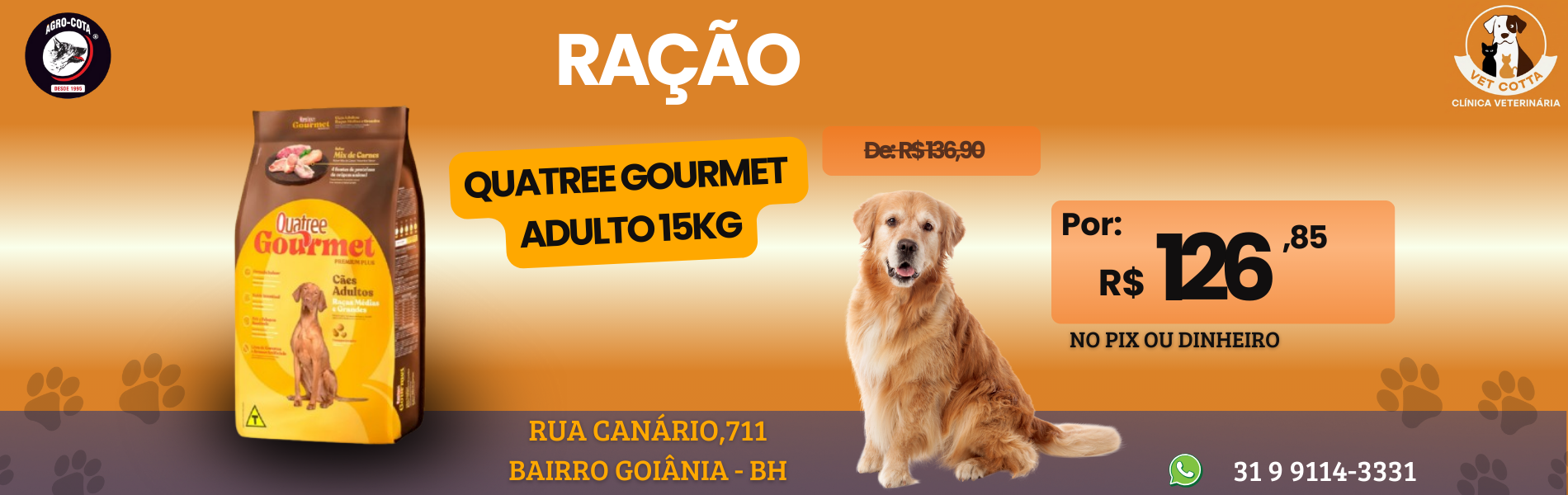 Quatree gourmet 126,85