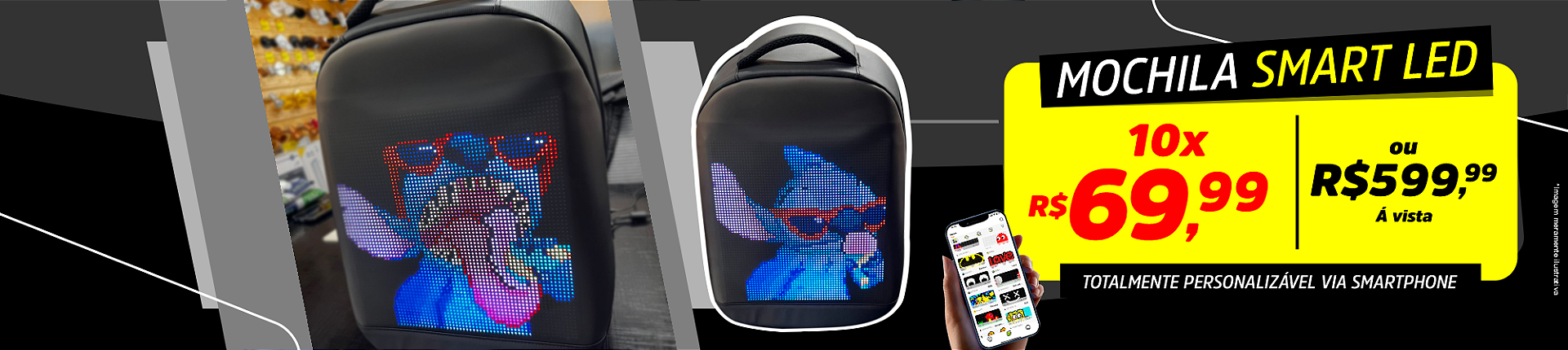 Mochila Led