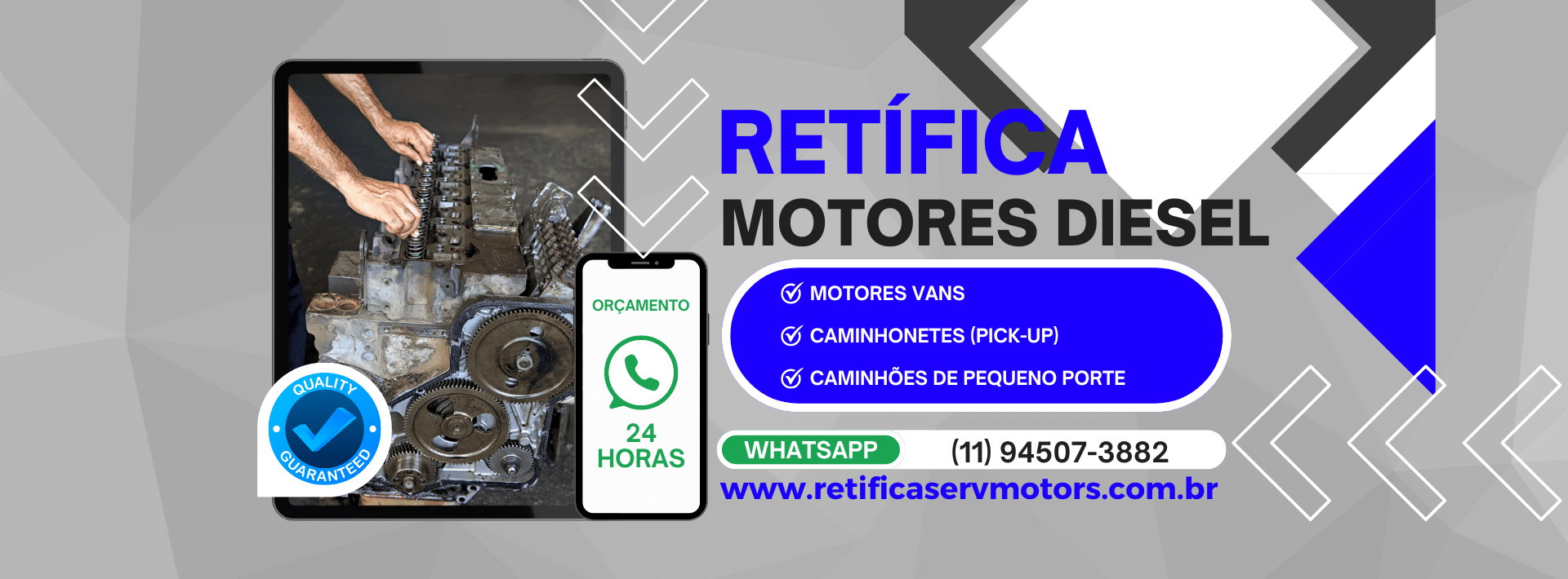 Orçamento Retifica de Motores Diesel