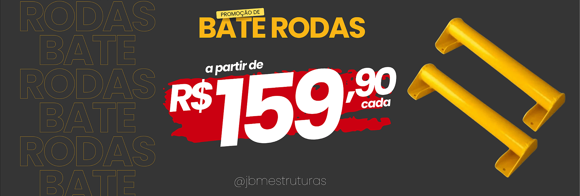 Bate Rodas Full Banner