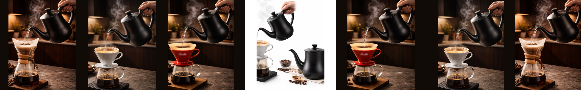 Full Banner - Bule Pescoço de Ganso Preto Fosco