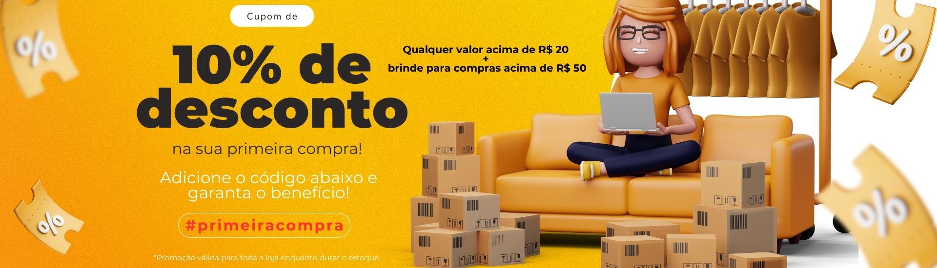 PRIMEIRA COMPRA