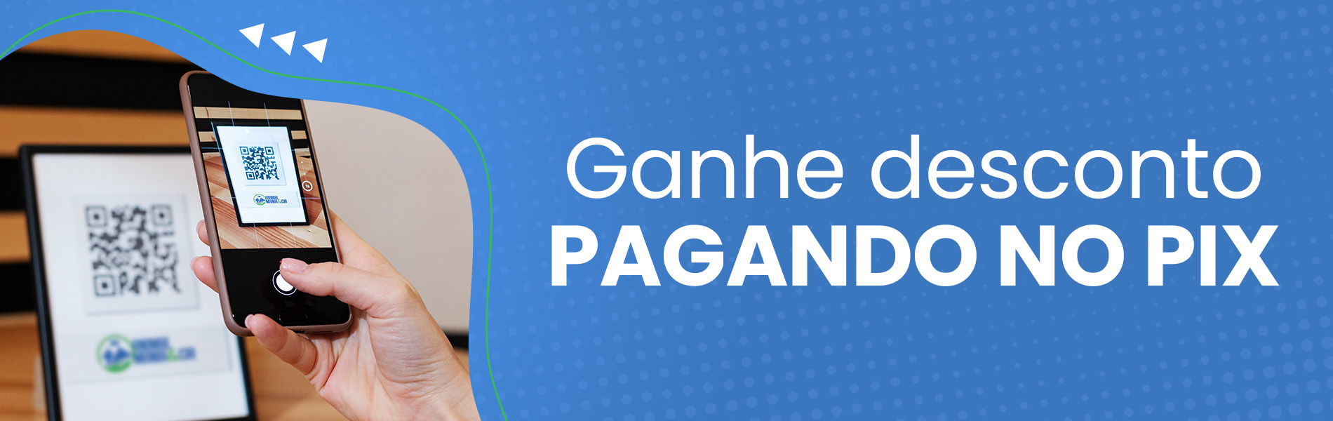 Full banner pagamento no pix