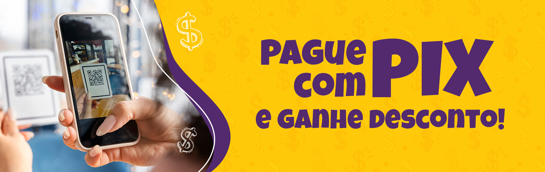 Full banner pagamento no pix