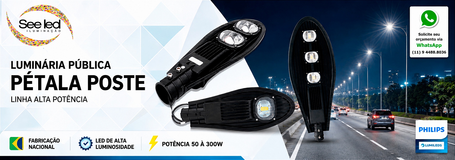 Luminária de poste