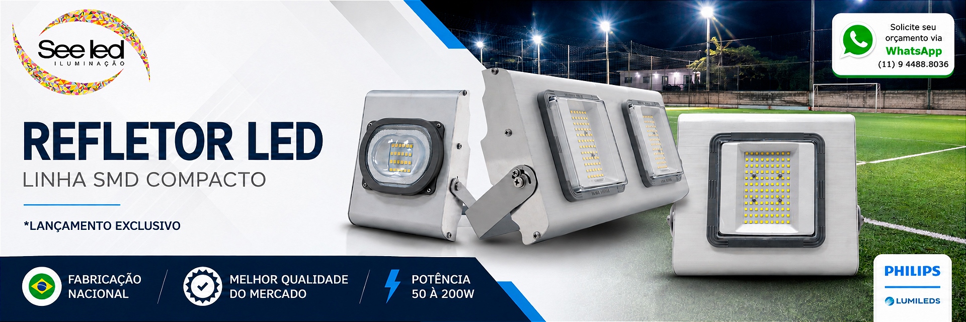 Refletor LED Compacto