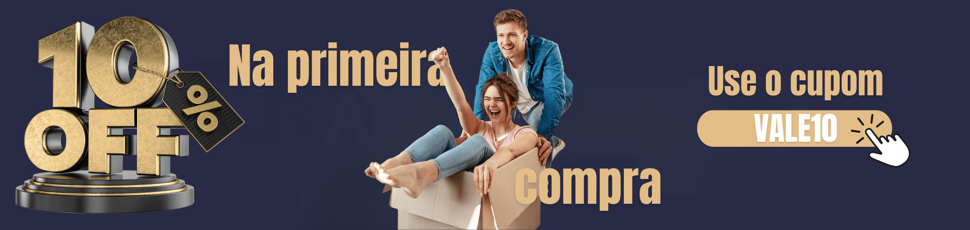 10% desconto Primeira compra