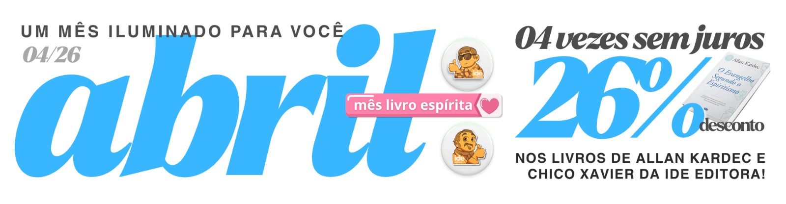Abril desconto 26 chico e kardec@desktop