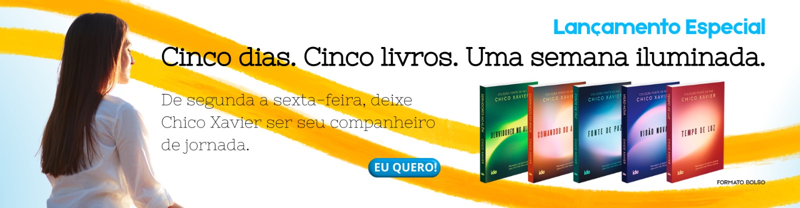 Coleção 05 livros Bolso - Fonte de Paz