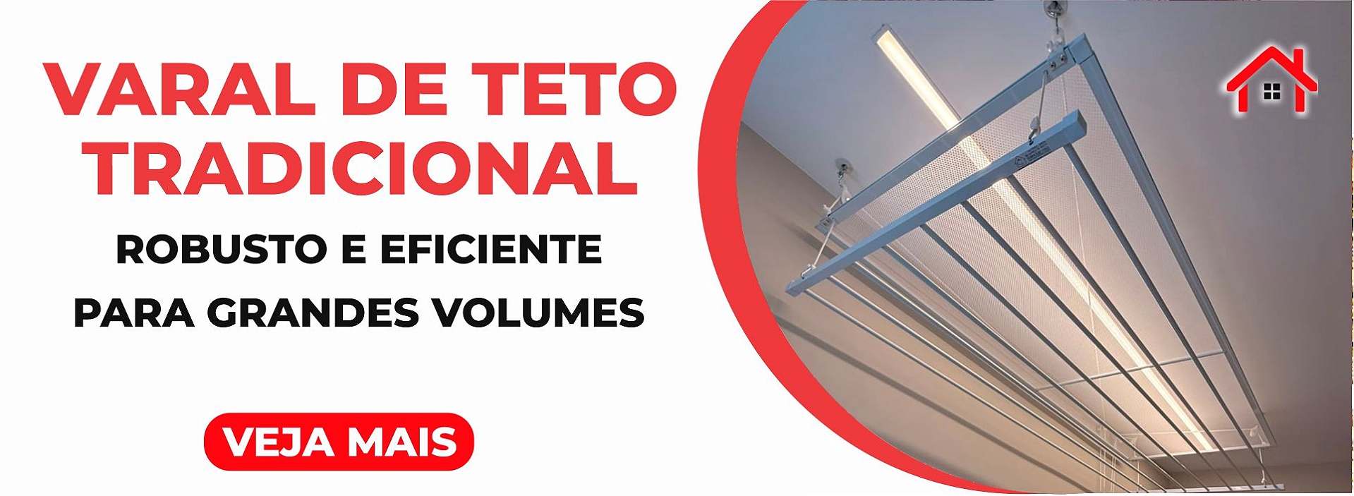Varal de Teto Tradicional