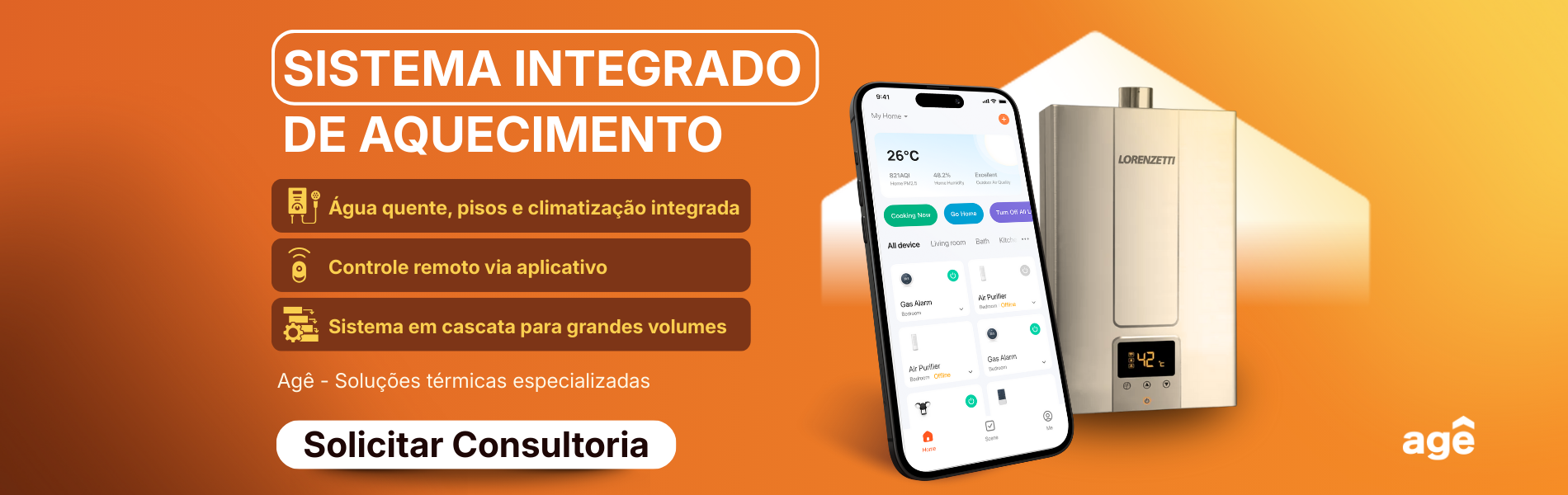 sistema de aquecimento