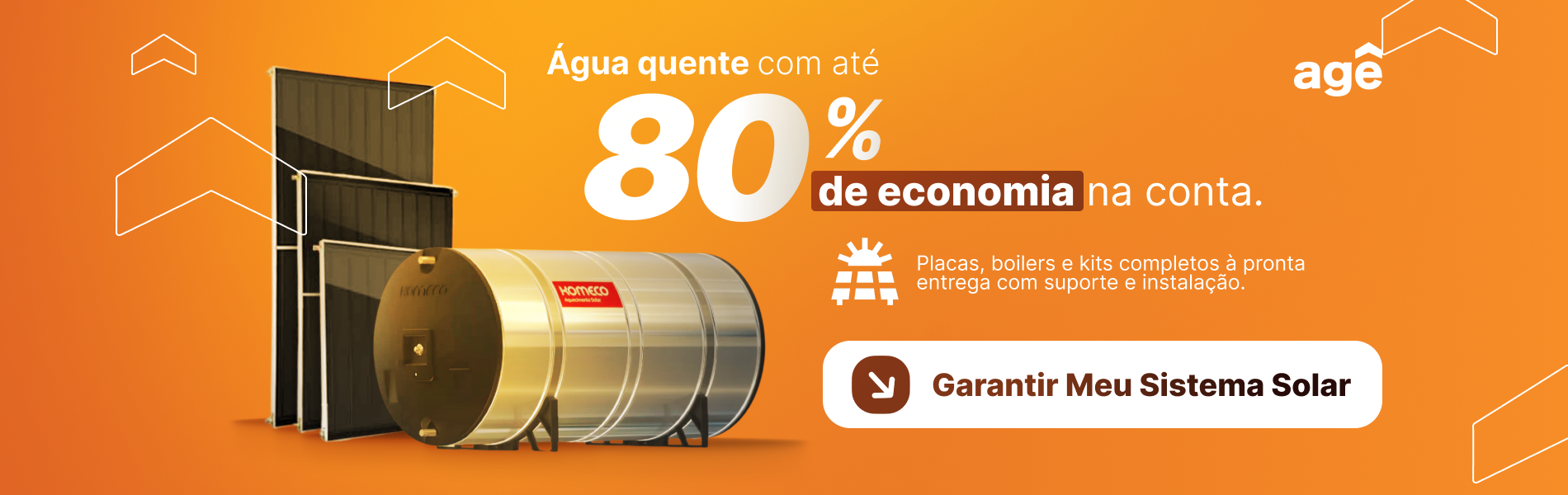 AQUECEDOR SOLAR AGOSTO/2026