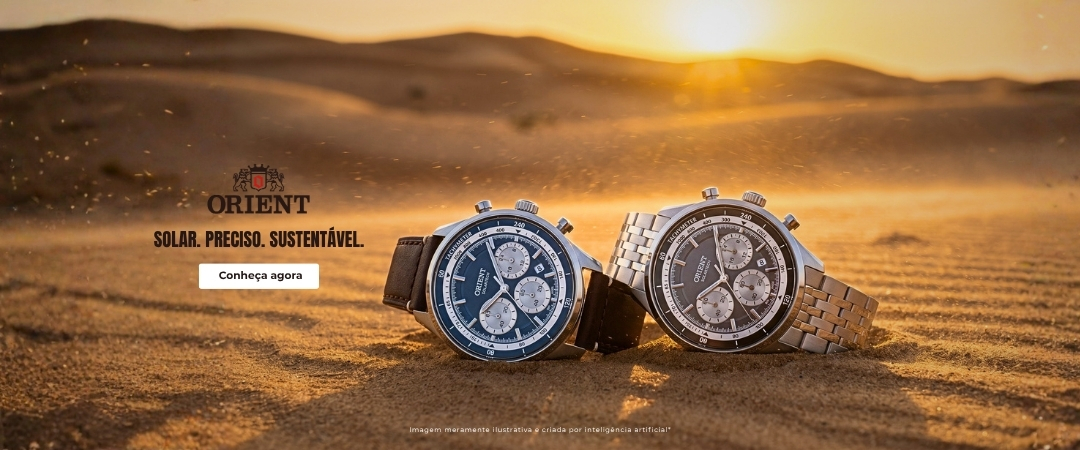 Relógio Orient Solartech Elite Elegance Cronógrafo MBSSC309 D1SX