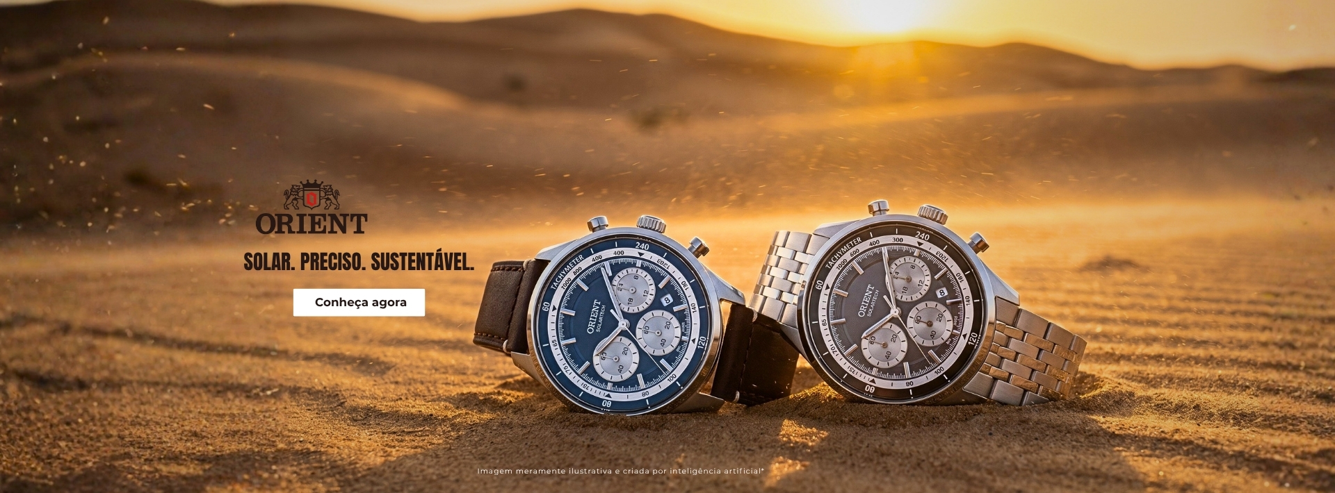 Relógio Orient Solartech Elite Elegance Cronógrafo MBSSC309 D1SX