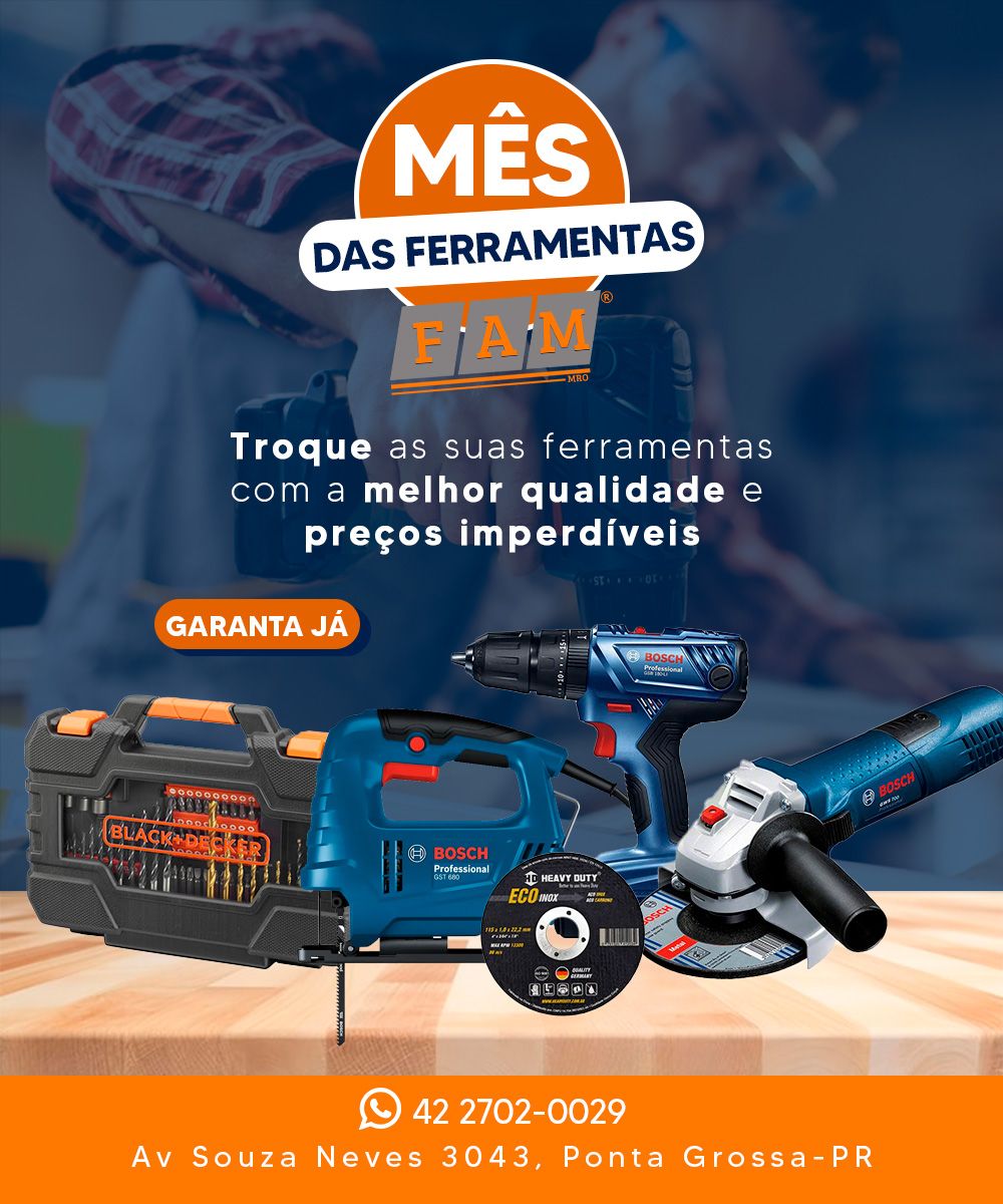 Ferramentas Bateria