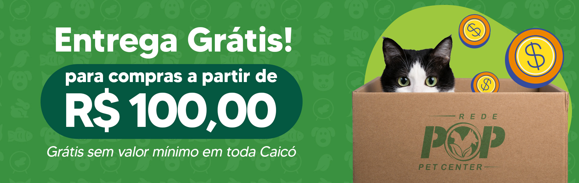 Full banner Entrega grátis