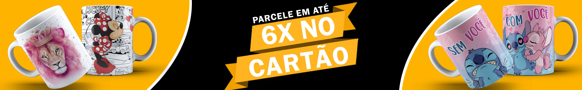 6x no cartão