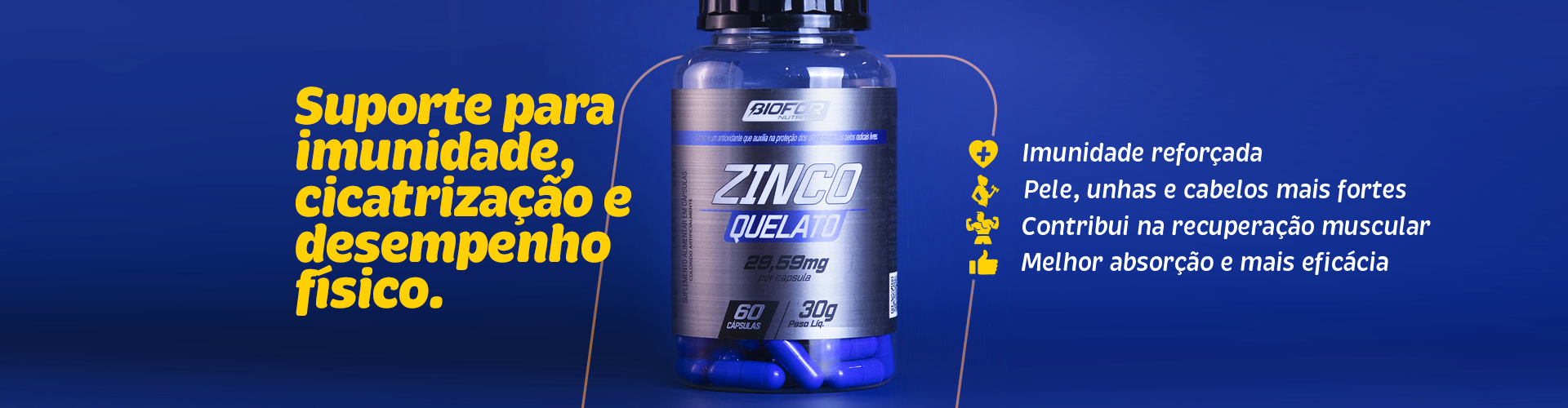 Zinco Quelato 29,59mg 60 Cápsulas @desktop