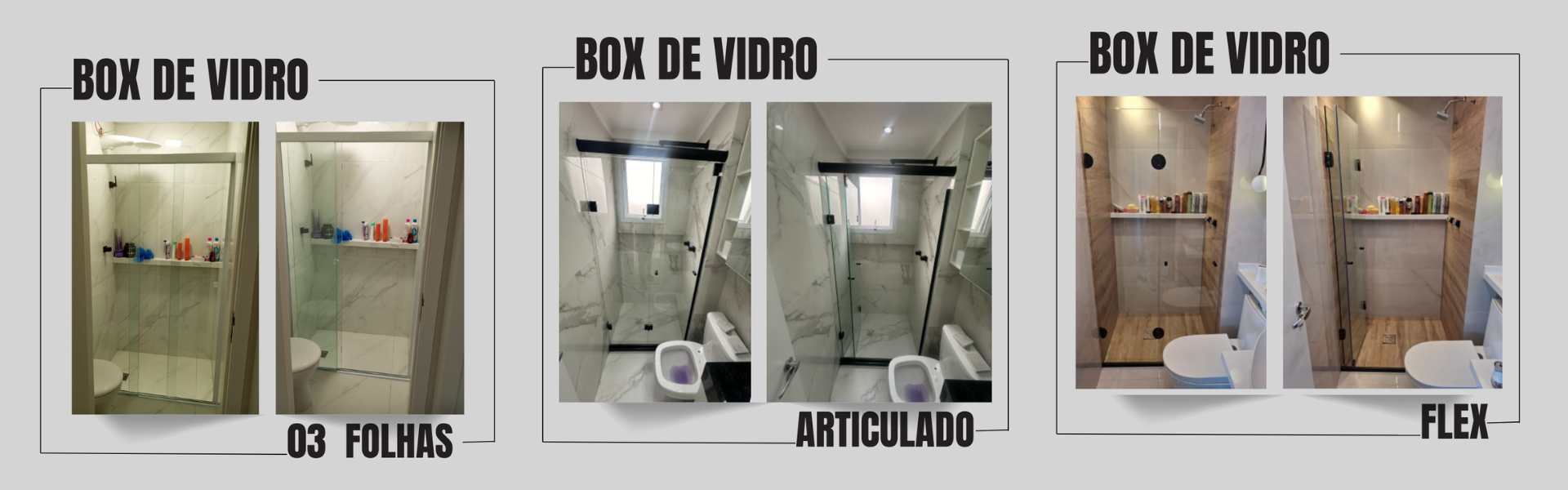 box de vidro