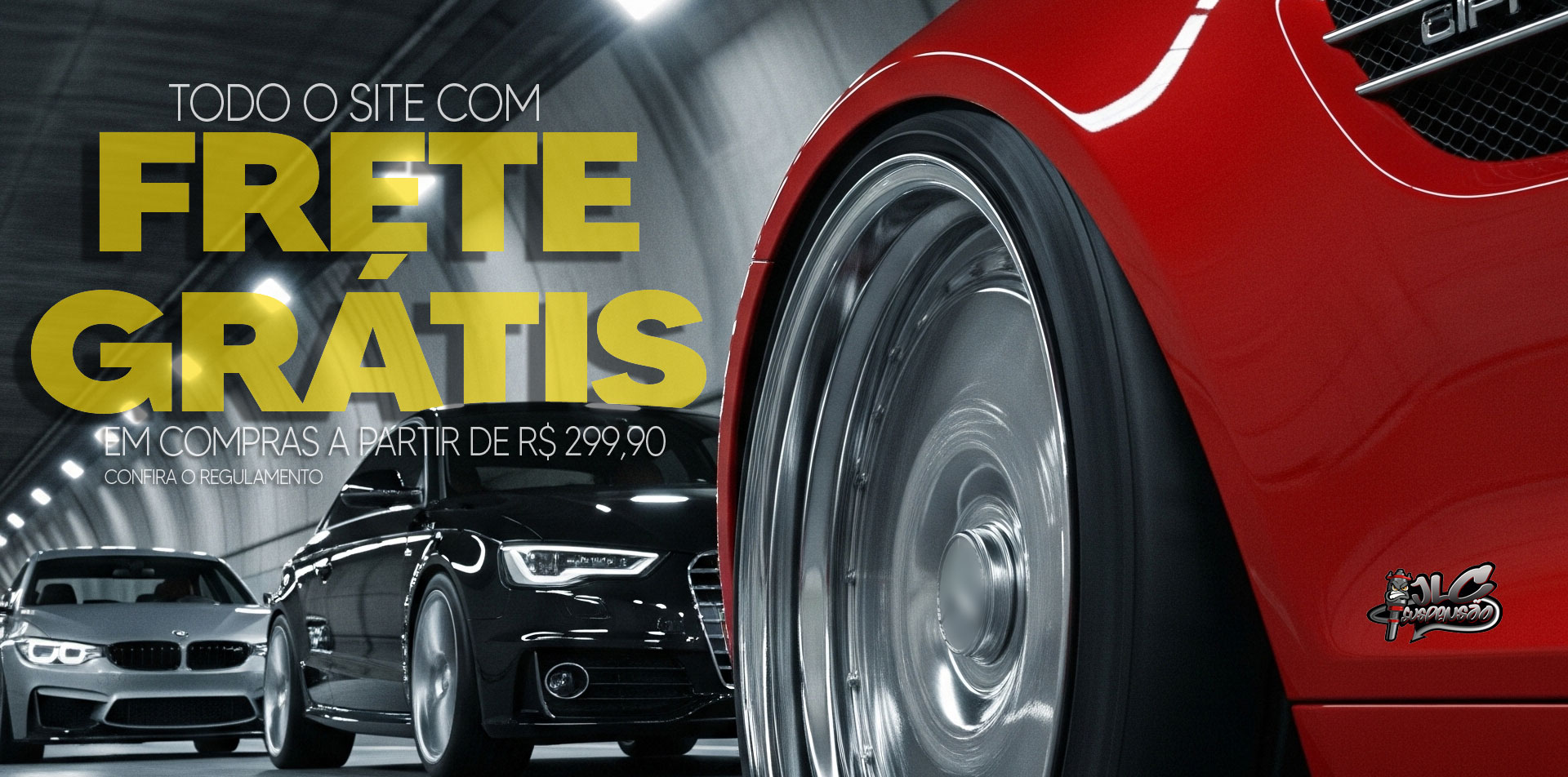 Frete Grátis a partir de R$299,90