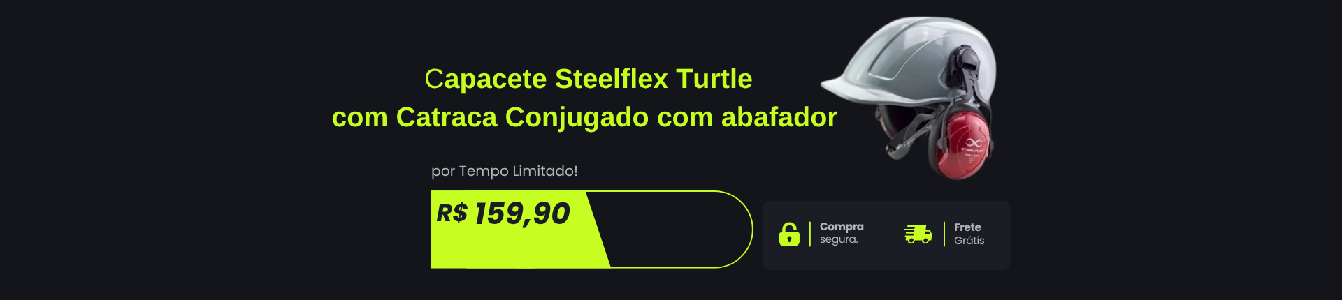 capacete com abafador