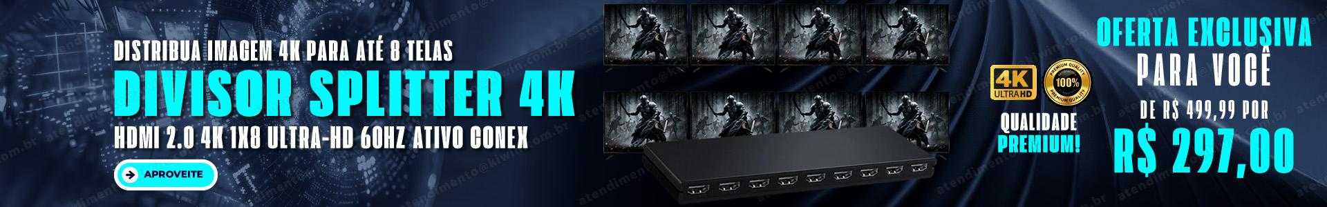 Splitter HDMI 1x8