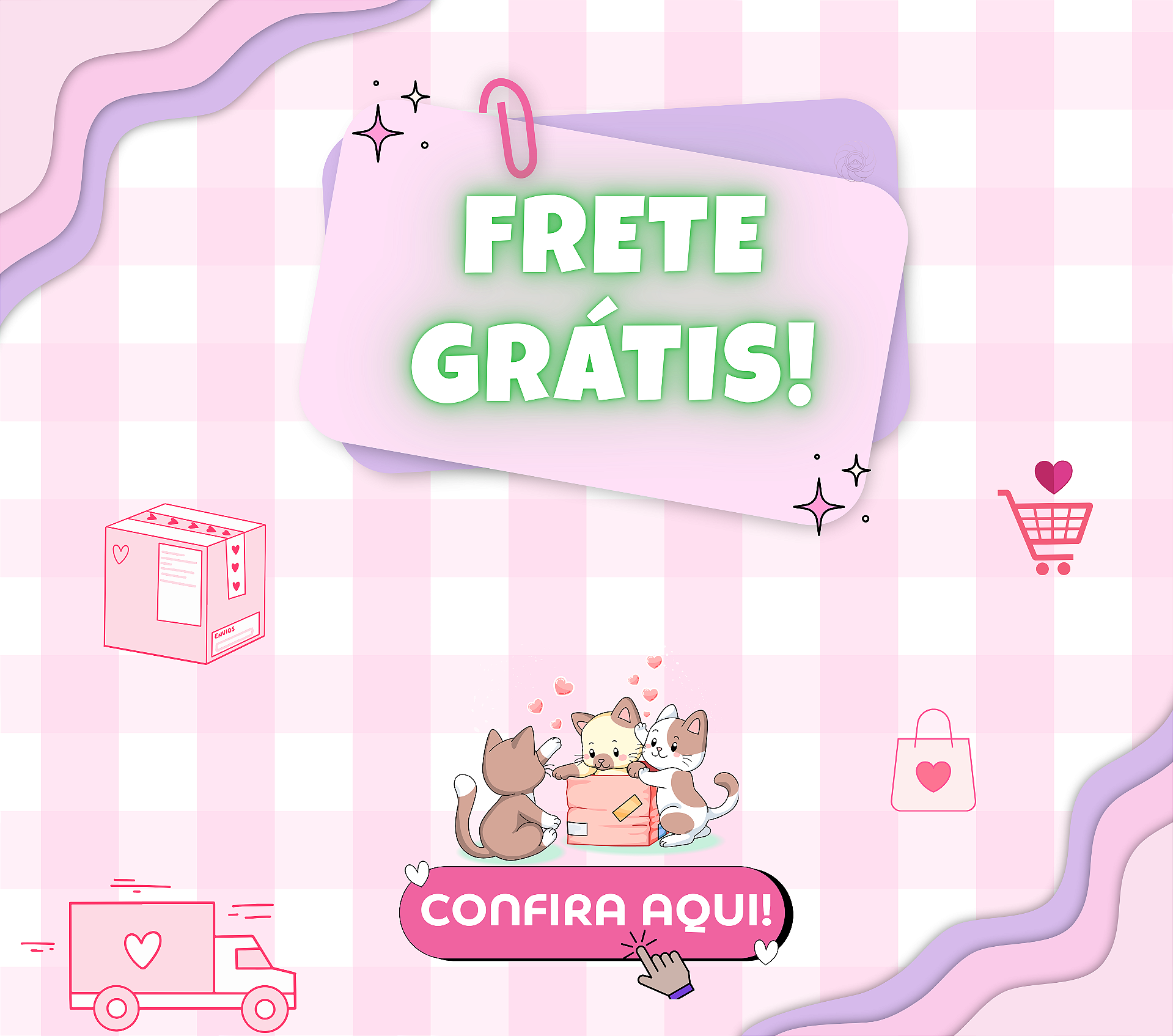 Banner Frete Grátis mobile