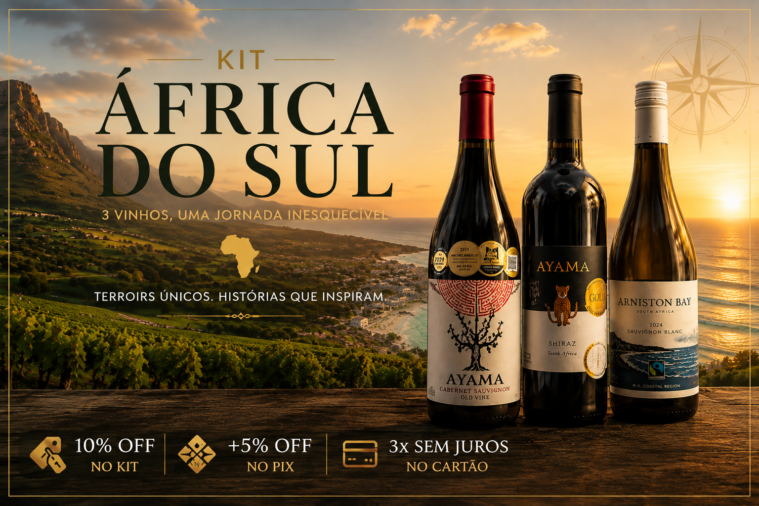 Kit Africa do Sul mobile