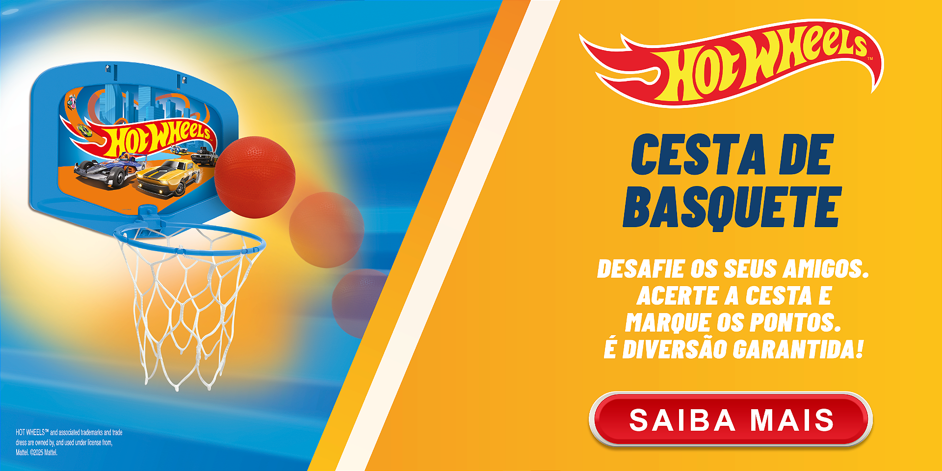 Banner Cesta Hot Wheels