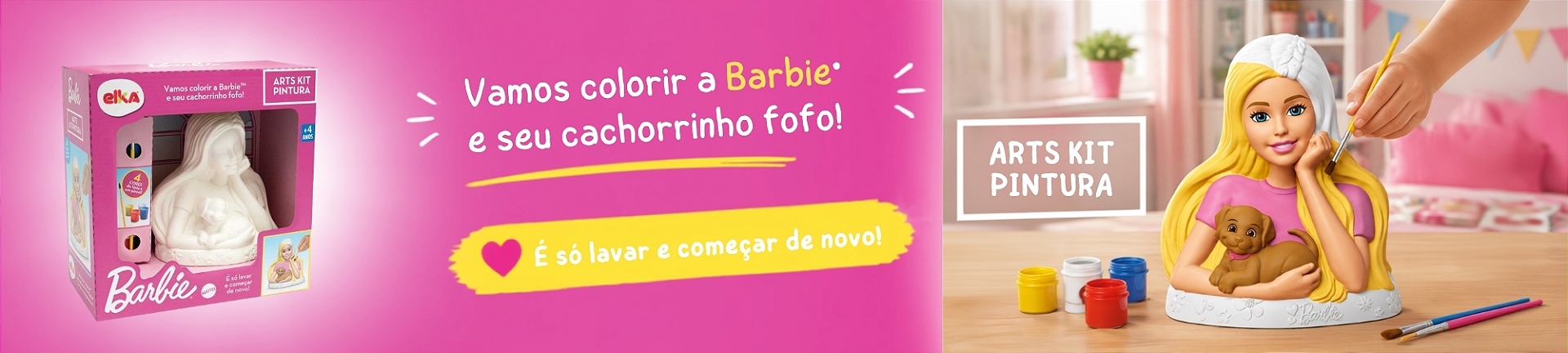Banner Arts KIT Pintura Barbie