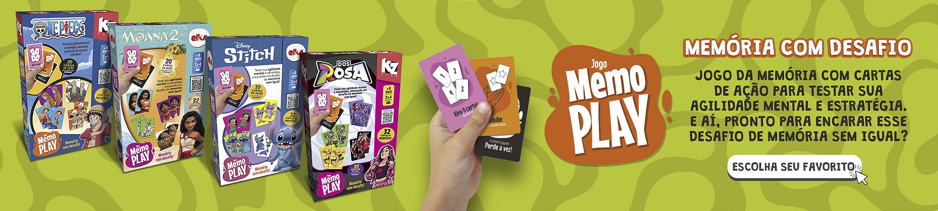Banner Memo Plays todas as versões