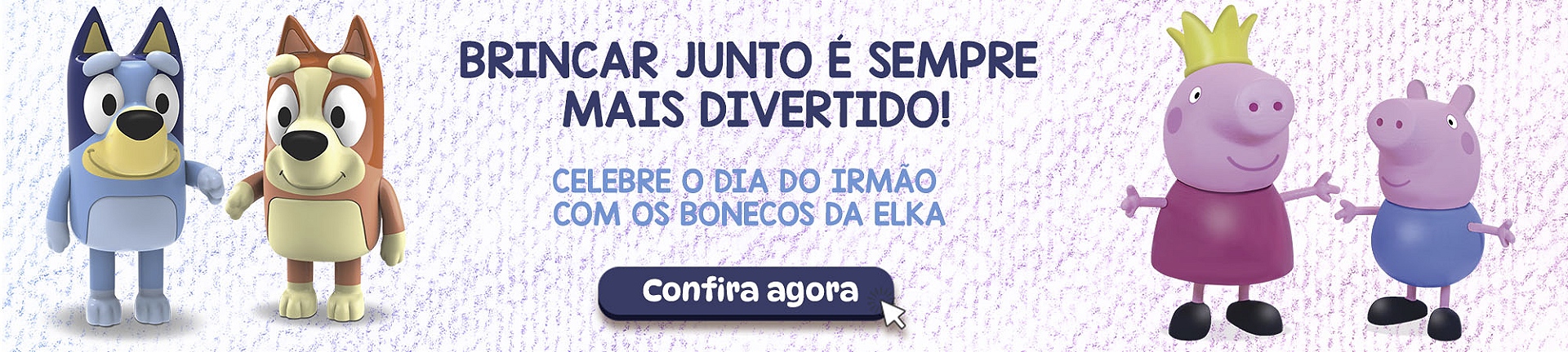 Dia do irmão - Bluey e Peppa