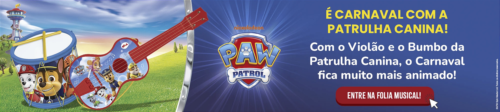 Banner Carnaval Patrulha