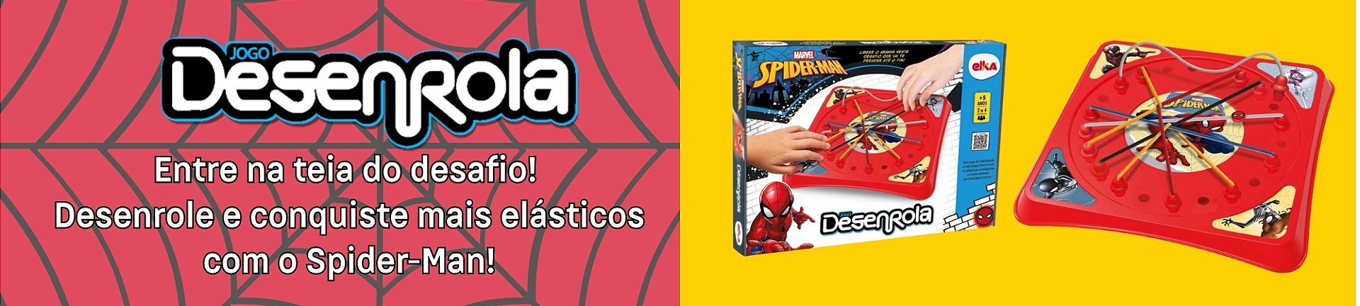 Banner Desenrola Spider Man